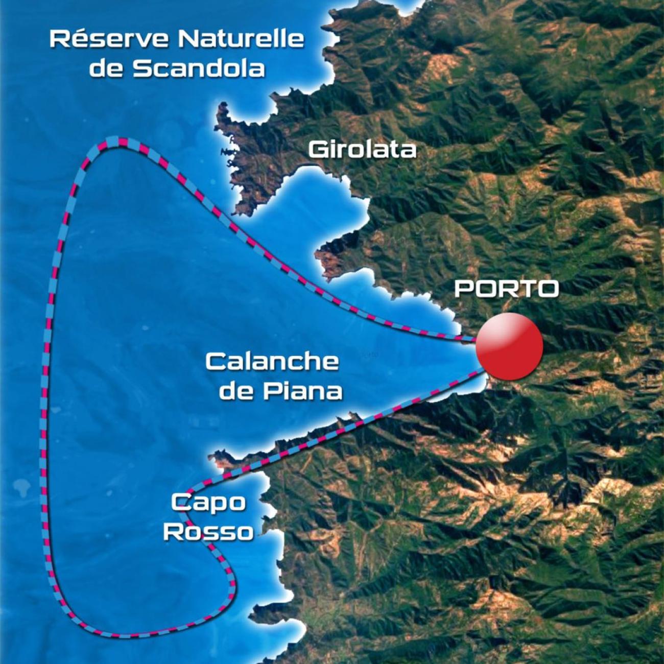 Tour complet - Scandola + Piana